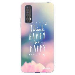 Átlátszó szilikon tok az alábbi mobiltelefonokra Realme 7 - Think happy be happy