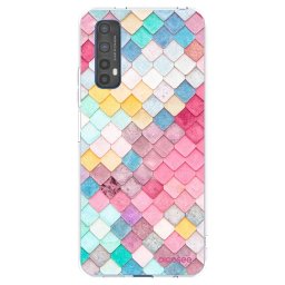 Átlátszó szilikon tok az alábbi mobiltelefonokra Realme 7 - Colorful roof