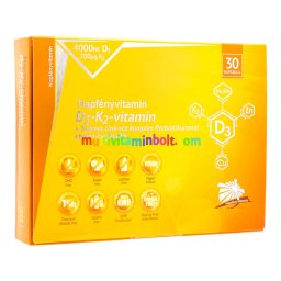 D3-K2-vitamin és szerves nyomelem komplex Prebiotikummal (30db) - Napfényvitamin