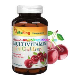 Meggyes Gyerek Multivitamin - 90 tabletta - Vitaking