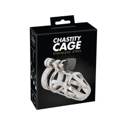 You2Toys - Chastity Cage - fém pénisz ketrec, lakattal