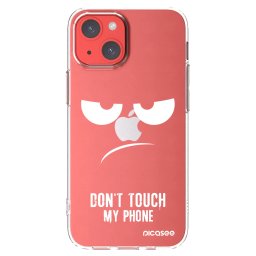Átlátszó szilikon tok az alábbi mobiltelefonokra Apple iPhone 13 mini - Don't Touch My Phone