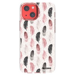 Átlátszó szilikon tok az alábbi mobiltelefonokra Apple iPhone 13 mini - Feather 2