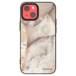Fekete szilikon tok az alábbi mobiltelefonokra Apple iPhone 13 mini - Cream marble
