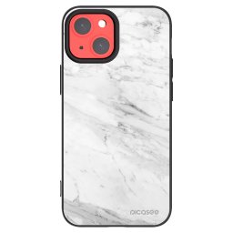 Fekete szilikon tok az alábbi mobiltelefonokra Apple iPhone 13 mini - White marble