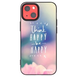 Fekete szilikon tok az alábbi mobiltelefonokra Apple iPhone 13 mini - Think happy be happy