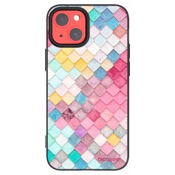 Fekete szilikon tok az alábbi mobiltelefonokra Apple iPhone 13 mini - Colorful roof