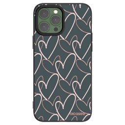 Fekete szilikon tok az alábbi mobiltelefonokra Apple iPhone 13 Pro Max - Lots of love