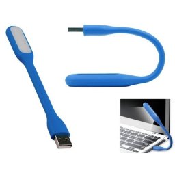 USB Szilikon lámpa 6 LED Fehér