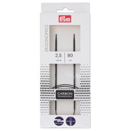 Prym Ergonomics Carbon Technology körkötőtű - 2.5mm/80cm, 215301
