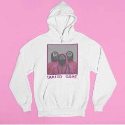 Squid Game katonák blur pulóver