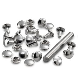 Prym 8db, fém szegecs vastag anyagokhoz, 9mm, 6-9mm magas - 403152
