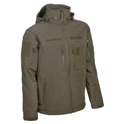 ZÖLD SOFTSHELL TAKTIKAI DZSEKI