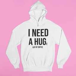 I need a HUGe cup of coffee pulover
