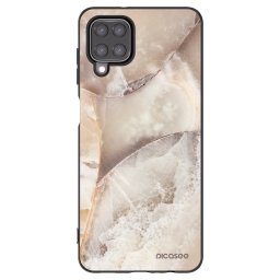 Fekete szilikon tok az alábbi mobiltelefonokra Samsung Galaxy M12 M127F - Cream marble