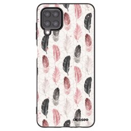 Fekete szilikon tok az alábbi mobiltelefonokra Samsung Galaxy M12 M127F - Feather 2