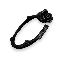 Fekete rózsás gyűrű