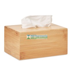 TISSBOX bambusz zsebkendőtartó doboz
