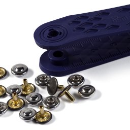 Prym fém farmer szegecs, 9mm, nikkel/régi vas - 403101