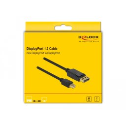 Displayport M - Mini Displayport M 1.2/4K 2m kabel Delock 82438