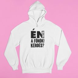 Én vagyok a főnök! Van kérdés? pulóver