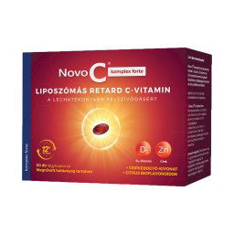 Novo C Komplex Forte liposzómás retard C-vitamin lágykapszula 60x
