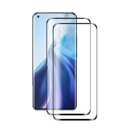 3D üvegfólia az alábbi mobiltelefonokra Xiaomi Mi 11 Ultra - fekete