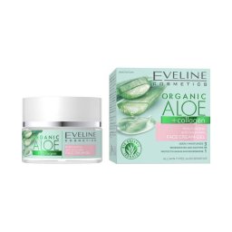 Eveline Organic aloe + Collagen hidratáló és nyugtató krém-gél 3 az 1-ben 50ml