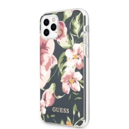 Guess No 3. Flower Collection iPhone 11/11 Pro/11 Pro max telefontok (navy) - 11 Pro Max