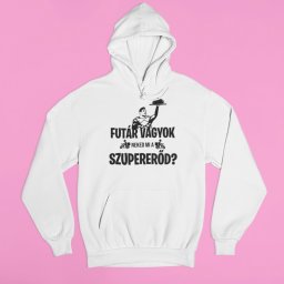 Futár vagyok, neked mi a szupererőd? pulóver