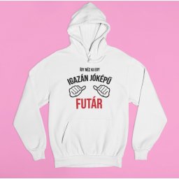 Így néz ki egy igazán jóképű futár pulóver