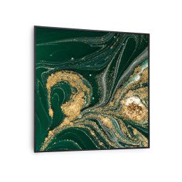 Klarstein Wonderwall Air Art Smart, infravörös hősugárzó, 60 x 60 cm, 350 W, örvény (HTR10-WAASm350WSwlB)