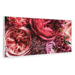 Klarstein Wonderwall Air Art Smart, infravörös hősugárzó, 120 x 60 cm, 700 W, virág (HTR10-WAASm700WFlrW)