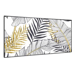Klarstein Wonderwall Air Art Smart, infravörös hősugárzó, 120 x 60 cm, 700 W, levél (HTR10-WAASm700WLeafB)