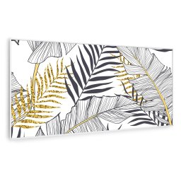 Klarstein Wonderwall Air Art Smart, infravörös hősugárzó, 120 x 60 cm, 700 W, levél (HTR10-WAASm700WLeafW)