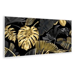 Klarstein Wonderwall Air Art Smart, infravörös hősugárzó, 120 x 60 cm, 700 W, fekete levél (HTR10-WAASm700WBkLfW)