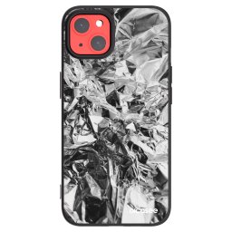 Fekete szilikon tok az alábbi mobiltelefonokra Apple iPhone 13 - Chrome