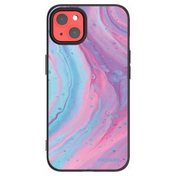 Fekete szilikon tok az alábbi mobiltelefonokra Apple iPhone 13 - Pink liquid
