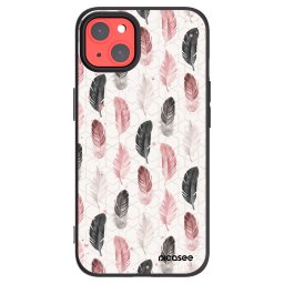 Fekete szilikon tok az alábbi mobiltelefonokra Apple iPhone 13 - Feather 2