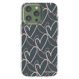 Átlátszó szilikon tok az alábbi mobiltelefonokra Apple iPhone 13 Pro - Lots of love