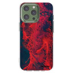 Átlátszó szilikon tok az alábbi mobiltelefonokra Apple iPhone 13 Pro - Organic red