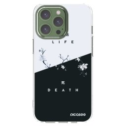 Átlátszó szilikon tok az alábbi mobiltelefonokra Apple iPhone 13 Pro - Life - Death