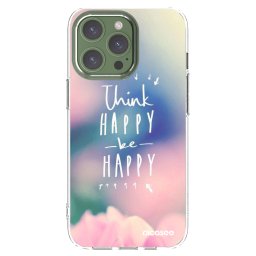 Átlátszó szilikon tok az alábbi mobiltelefonokra Apple iPhone 13 Pro - Think happy be happy