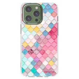 Átlátszó szilikon tok az alábbi mobiltelefonokra Apple iPhone 13 Pro - Colorful roof