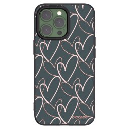 Fekete szilikon tok az alábbi mobiltelefonokra Apple iPhone 13 Pro - Lots of love