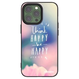 Fekete szilikon tok az alábbi mobiltelefonokra Apple iPhone 13 Pro - Think happy be happy
