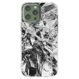 Átlátszó szilikon tok az alábbi mobiltelefonokra Apple iPhone 13 Pro Max - Chrome