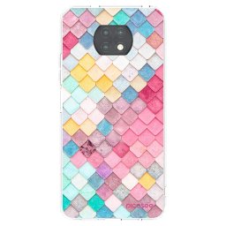 Átlátszó szilikon tok az alábbi mobiltelefonokra Xiaomi Redmi Note 9T - Colorful roof