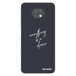 Átlátszó szilikon tok az alábbi mobiltelefonokra Xiaomi Redmi Note 9T - Everything is a choice