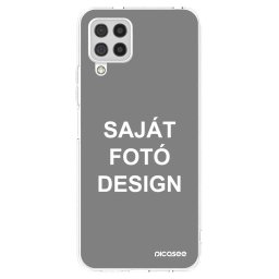 Átlátszó szilikon tok az alábbi mobiltelefonokra Samsung Galaxy A22 A225F 4G - Saját fotó/motívum